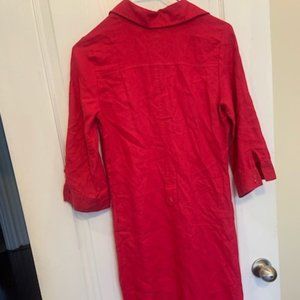H&M Red Linen Dess